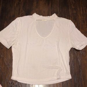 Whit neck top